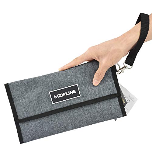 Anti-odour Waterproof Stash Bag - Scent Proof Pouch With Combination Lock for Eliminating Trapping Stink & Smelly Discreet Accessories - color: Grey