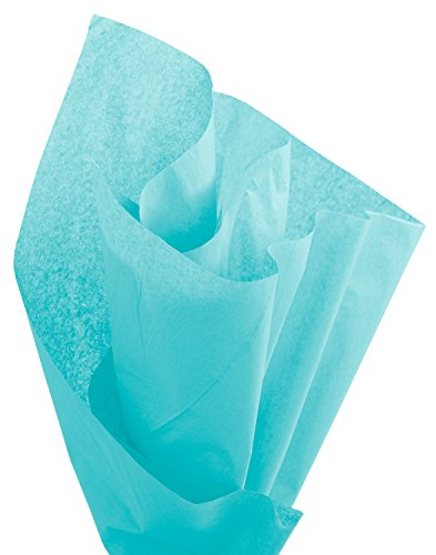 Brand New Tissue Paper Pack, 48 Sheets, 20" x 30", Azure - color: Azure