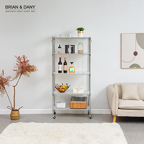 BRIAN & DANY Wire Shelf Liner Set of 10, 13.4" X 23.2", Transparent - size: 13.4" x 23.2"