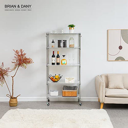BRIAN & DANY Wire Shelf Liner Set of 10, 14" X 30", Transparent - size: 14" x 30"