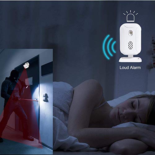 GreenCycle Motion Sensor Alarm Receiver, 1 Receiver, Can't Use Separately - color: Only 1 receiver