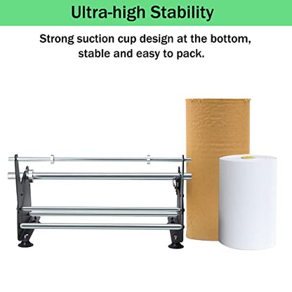 Honeycomb Packing Paper Roll Dispenser for Packaging, Improve Packing Efficiency, Kraft Wrapping Paper Holder Manual Machine for Small Business(Dispenser only)