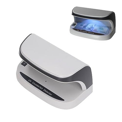 Counterfeit Bill Detector with LED Light, Multi Currency & Card Counterfeit Detector Money Checker, Counterfeit Detection for Credit Cards and ID Cards