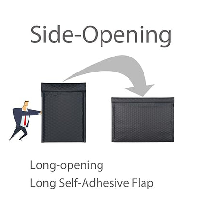 Blue Side-Loading Bubble Mailers 13 x 10 Inches,Pack of 27 - size: 13x10" 27PCS