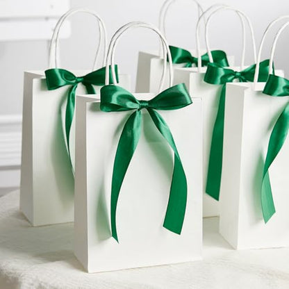 Dark Green Satin Ribbon 1 Inch x 100 Yards - color: Dark Green