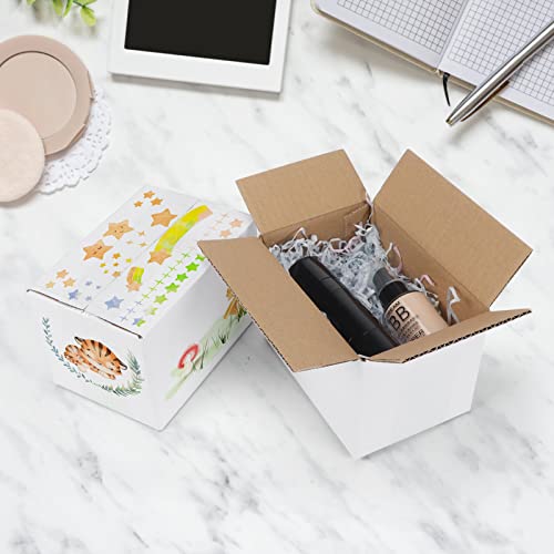 40 Pack Small Shipping Boxes 6x4x4 Inches - size: 6x4x4