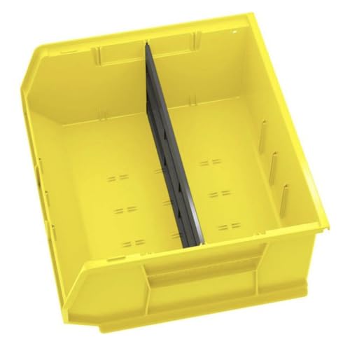 Yellow Storage Shelf Bins, 6-Pack MU62548