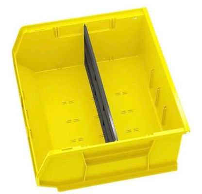 Yellow Storage Shelf Bins, 6-Pack MU62548