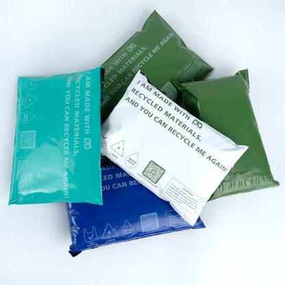 Owlpack Eco Friendly 2 MIL Teal Recycled Mailers (5" x 7", pack of 1000) - color: Teal, size: 5x7" (1000 pcs)