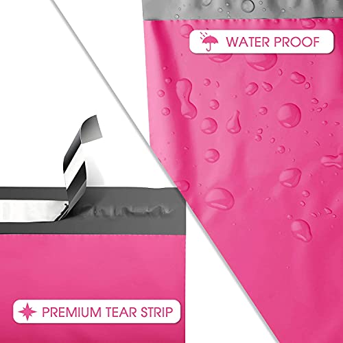 Metronic Poly Mailers 12X15.5 500PC Shipping Bags Bulk for Small Business - color: Pink, size: 12x15.5 500 pieces
