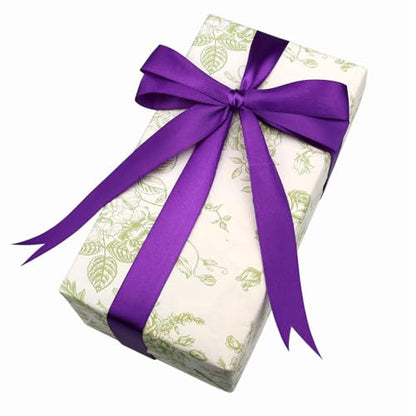 5/8 Inch Purple Satin Ribbon 50 Yards Single Face Polyester - color: Purple, size: 5/8 inch