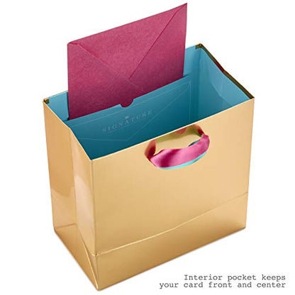 Hallmark Signature 7" Medium Gift Bag with Tissue Paper (Hooray Confetti) - size: 1 Count (Pack of 1)