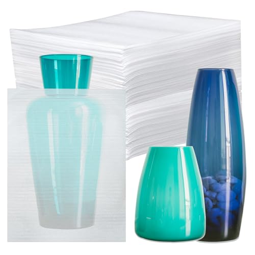 100 Pack Large Foam Pouches, 12x16" Packing Supplies for Dishes - color: TW-12x16inch