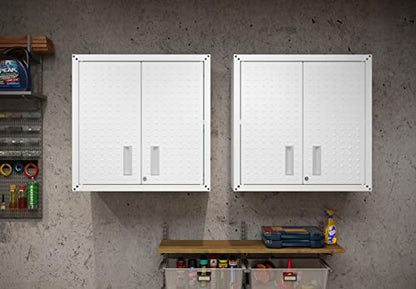 Manhattan Comfort Fortress Storage Units, White - color: White, style: Dual Floating