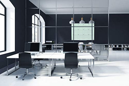 34"x46" Glass Whiteboard Calendar yearly Planner White Board 12 Month Dry Erase for Wall Glass Calendar Whiteboard Large Wall Calendar 2026 - style: Glass Calendar
