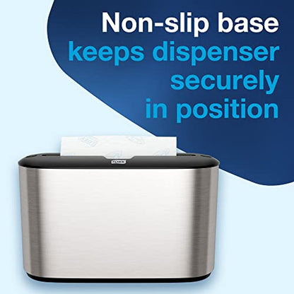 Tork Xpress Stainless Steel Paper Towel Dispenser, Compact Design, 302030 - color: Stainless Steel