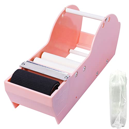 WELSTIK Water Activated Gummed Kraft Paper Tape Packaging Dispenser 3 Inch for Shipping, Carton and Box Sealing, Pink - color: Pink