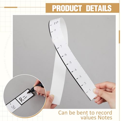 Attic Measuring Rulers (Case of 1000), 20 Inch, Card Stock, Attic Insulation R-Value Ruler for Insulators Ceiling Insulation