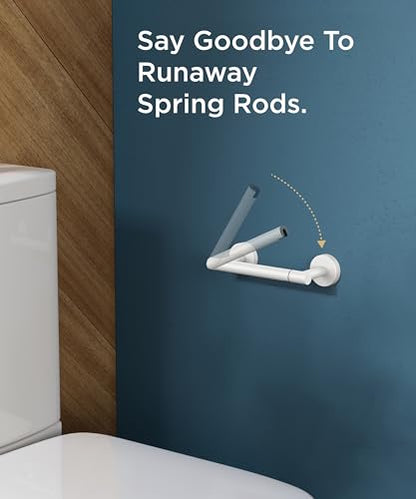 FORIOUS Commercial Toilet Paper Holder Wall Mount Bathroom Tissue Holder - color: White