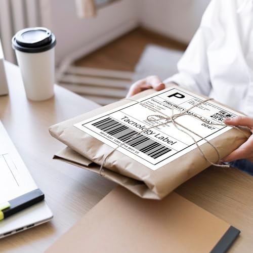 25 Sheets 25 Labels 8.5" x 11" Full Sheet Label Sticker Paper for Laser & Inkjet Printers, Multipurpose White Label Sticker Sheets, Full Page Shipping Labels - color: Full Sheet | 8.5" X 11" | 25 Labels