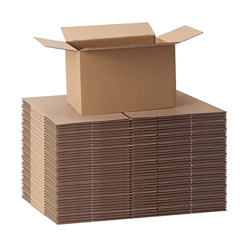 CRUGLA 40 Packs 6x4x3 Shipping Boxes, Brown Mailing Boxes - size: 6x4x3 Inch