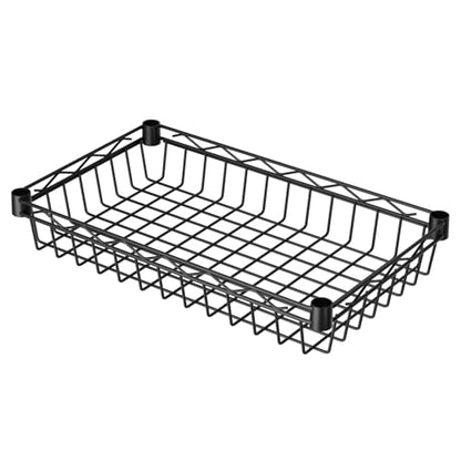SINGAYE 6 Tier Shelf Wire Shelving Adjustable Storage Shelves Basket Rack - color: Black, size: 6-Tier[17"Dx12"Wx63"H]