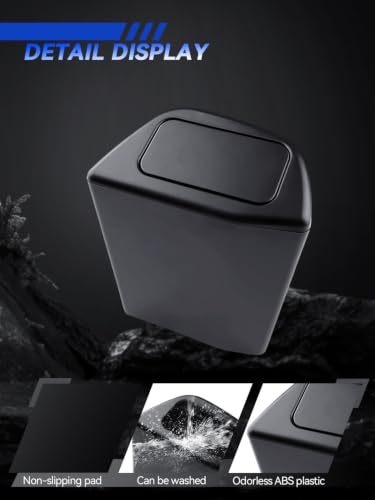 for RAV4 Trash Can 2019 2020 2021 2022 2023 2024 2025 Toyota RAV4 Accessories Trash Bin for Storage Garbage Can-Left Side - size: for 2019-2025 Toyota RAV4