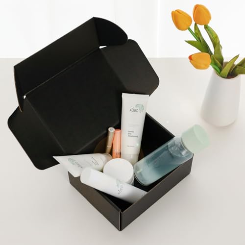 Black Shipping Boxes 8x6x3 Inches, 20 Pack - color: Black, size: 8x6x3 Inch