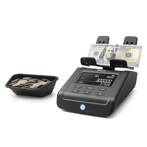 Safescan 6175 Money Counter Scale for Fast Coin and Bill Counting