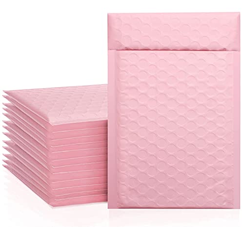 METRONIC Bubble Mailers 6x10" Padded Envelopes Light Pink 25 Pack - color: Light Pink, size: 6x10" 25PC