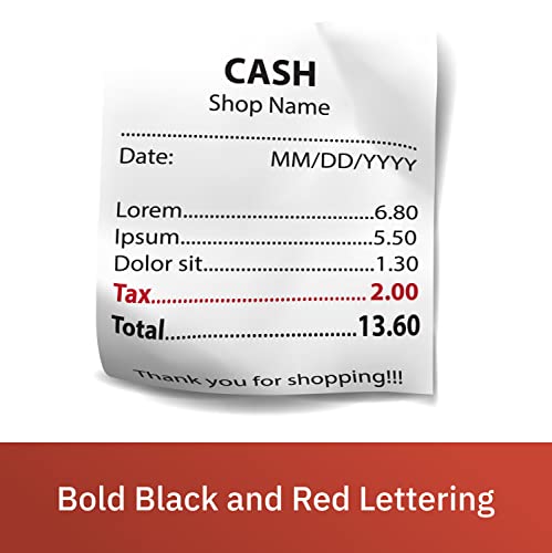 Star RC700BR Black/Red Printer Ink Ribbon Cartridge for Point of Sale Transactions (12 Pack)