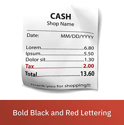 Star RC700BR Black/Red Printer Ink Ribbon Cartridge for Point of Sale Transactions (12 Pack)