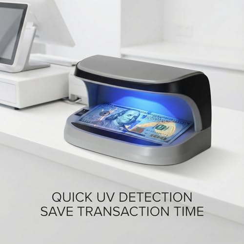 Money Counter Machine Pro with Value Count for Dollar Euro Accurate 110V