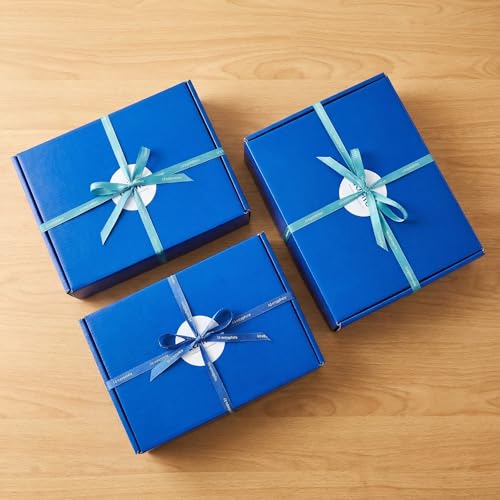 PHAREGE 6 Pack 12x9x4 in Cardboard Shipping Boxes, Royal Blue Gift Box - color: Blue, size: 12x9x4 inch 6 Pack
