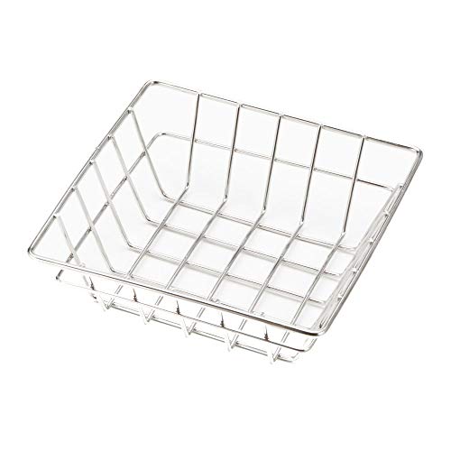 American Metalcraft SQGS6 Square Wire Grid Basket, Stainless Steel, 6-Inches - color: Stainless Steel, size: 6-Inches (Pack of 1)