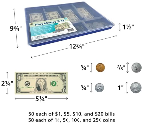 Teacher Created Resources Play Money Tray (TCR20960)