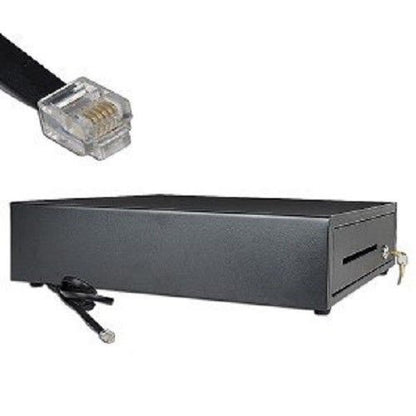 Cash Register Money Drawer, Printer Driven. Compatible with Square - style: Cash Drawer