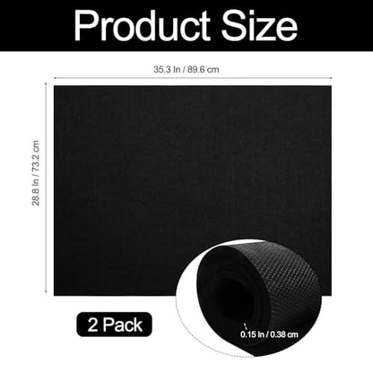 2 Pack 29”x36” Premium Oil Spill Mat for Under Car