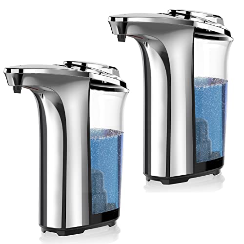 Automatic Soap Dispenser, 17oz Touchless Liquid Dish Soap Dispenser Kitchen - color: Ash‑grey
