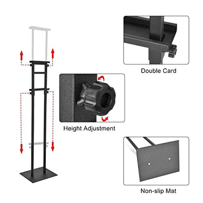 GUOHONG 2Pack Poster Stand for Display, Adjustable Floor Stand Sign Holder - size: 75 inch-2Pack