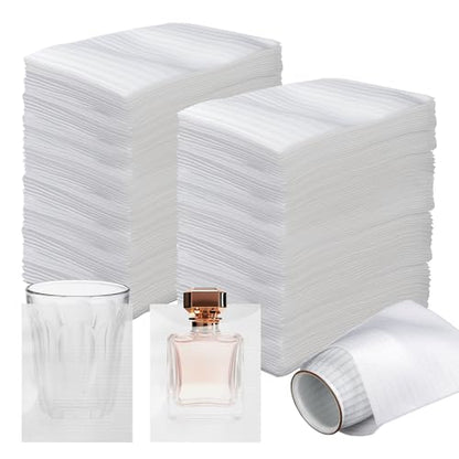 200 Pack 6''x8'' Cushion Foam Pouches,Small Packing Foam Pouches for Moving - size: 200pcs 6×8inch