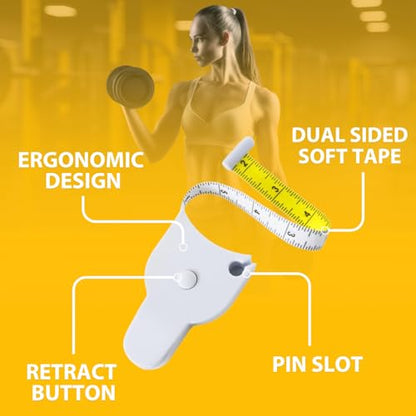 Perfect Measuring Tape - The Original Body Tape Measure, White, 80 Inch - color: White, size: 80 Inch