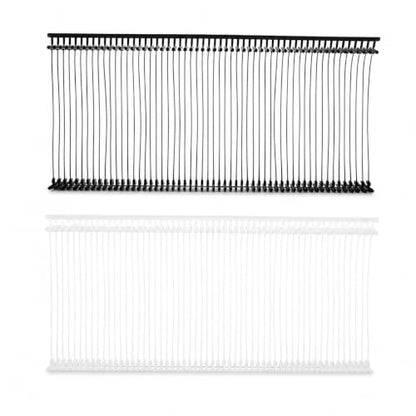 2000pcs 2" Tagging Gun Fasteners, 1000 Black & 1000 White Refill Pins