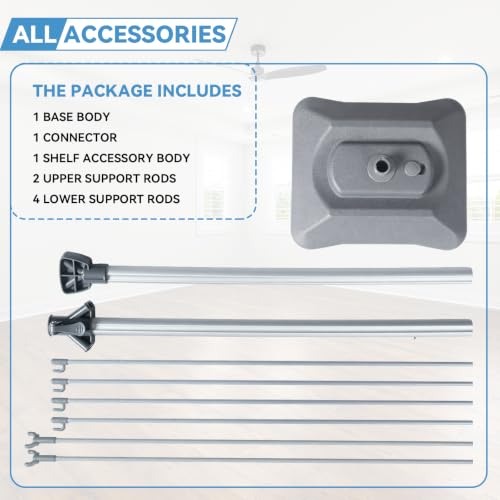 YDisplay Double Sided X Banner Stand with Water Base Adjustable Fit Banner Size from 23"X63" to 32"X78" for Outdoor Sidewalk,Trade Show & Retail Advertising