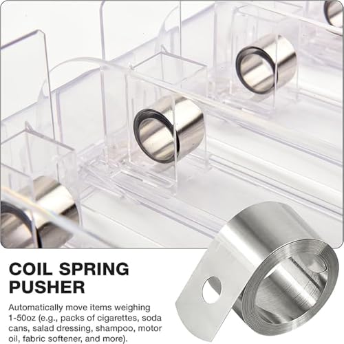 20-Pack 4FT, 12IN, 3N Spring-Loaded Shelf Pushers for Gondola Shelves (1–6 oz Products) - size: 3N (1-to-6 OZ)