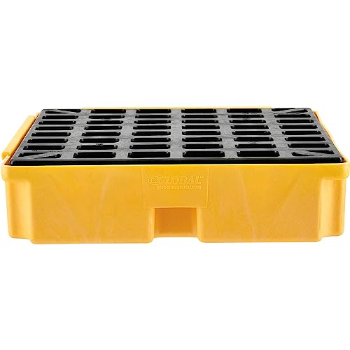 Global Industrial Low Profile Spill Containment Modular Platform, 1 Drum - style: Industrial