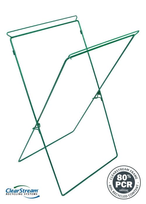 Zero Waste Event Trash and Recycling System | Portable Compost Bin | Great for Events, Festivals, Schools - 5 Pack - Green - color: Green, style: Compost