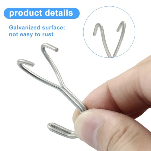 Pegboard Hooks, 3/4 Inch Silver, 30 Pack