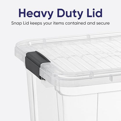 Superio Storage Container Organizing Bin with Removable Tray Plastic Tools, Sewing, Crafts Box, 6.5 Qt. - size: Small 6.5 Qt. Deep