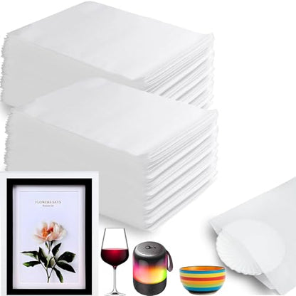 Cushion Foam Wrap Pouches for Moving(100 Pack 8"x10'') - size: 8"X 10" 100PCS